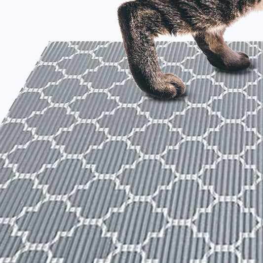 Oversized Ribbed Foam LItter Mat