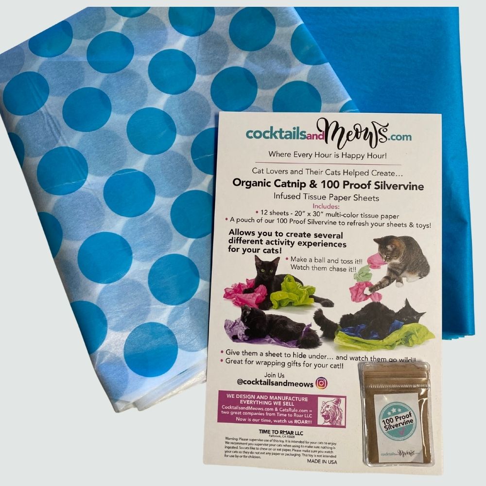 Silvervine & Organic Catnip Infused Crinkle Sheets