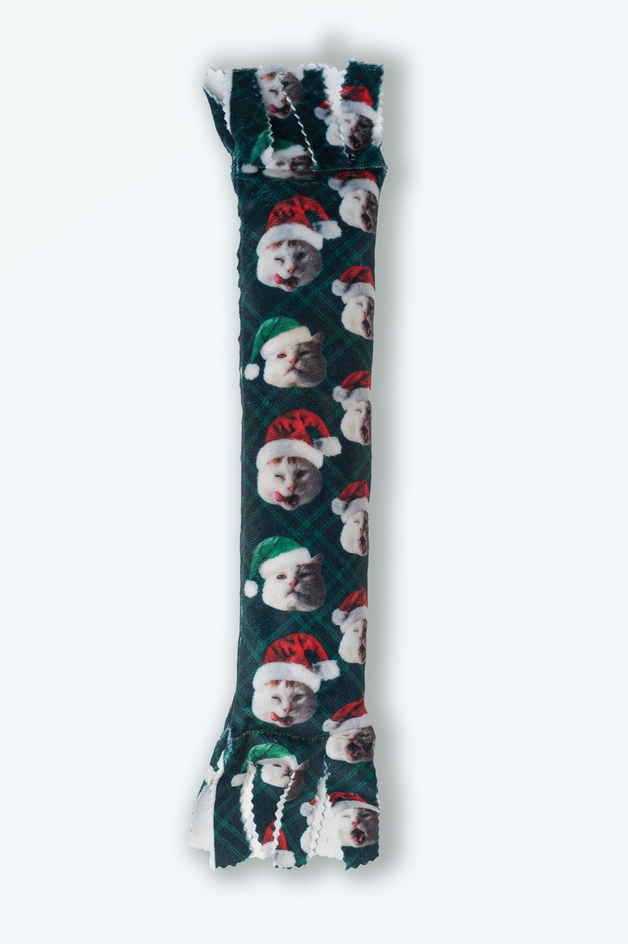 Holiday Plaid Sweet GUS Catnip & Silvervine Kicker Pillow - Plaid