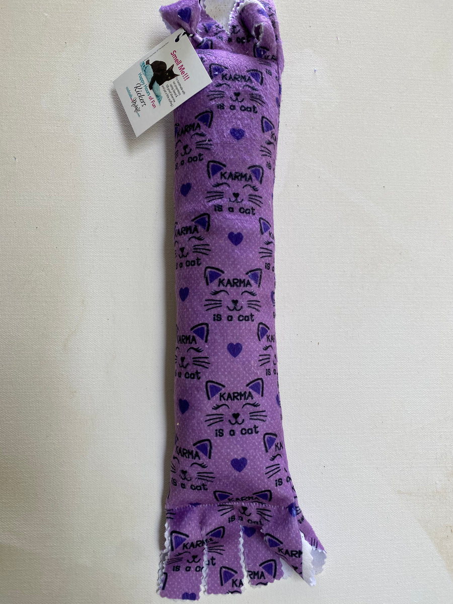 NEW! Karma is a Cat! Happy Hours XL Catnip & Silvervine Kicker - Purple