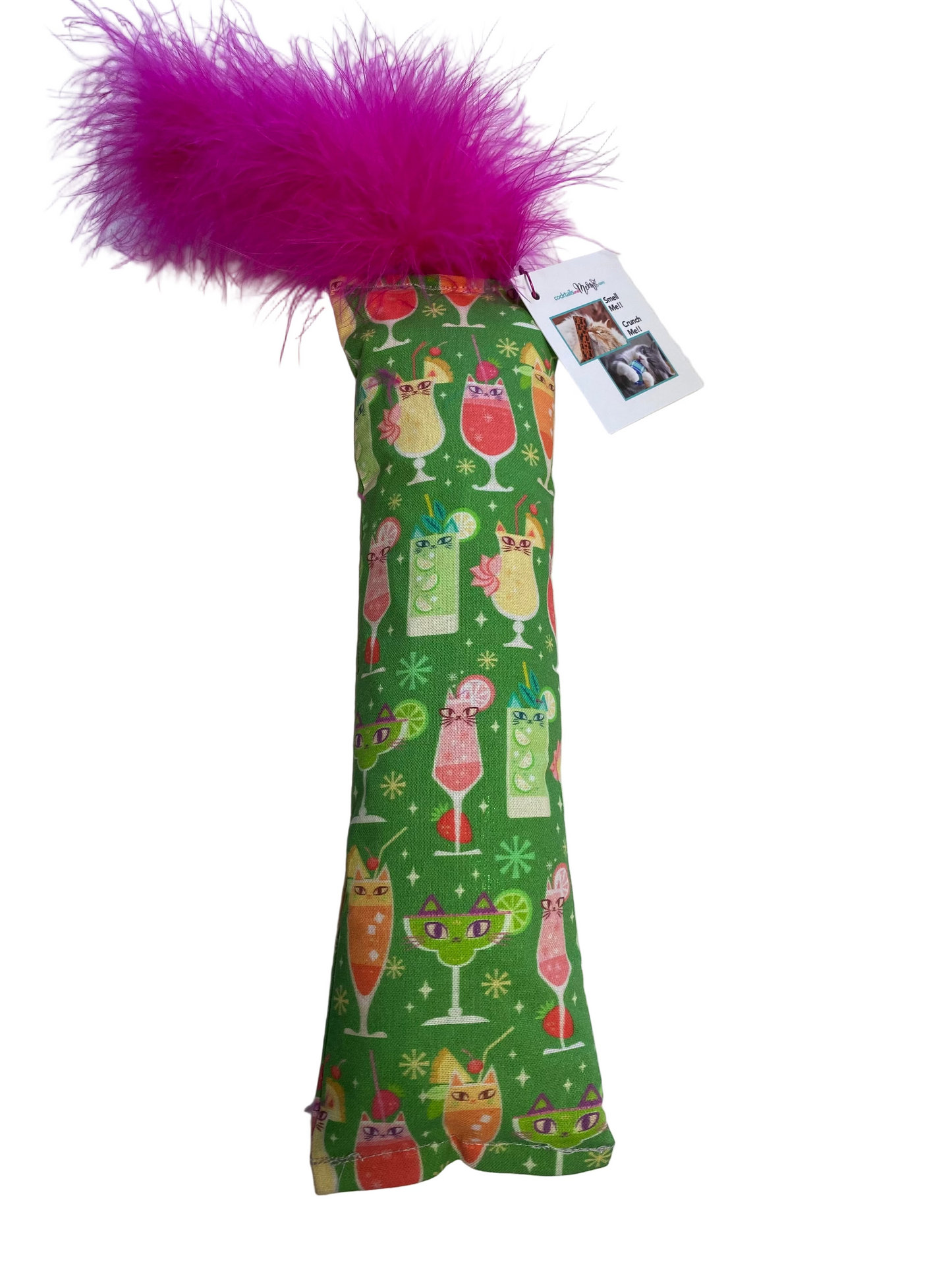 Crunch Crazy Feather 100 Proof Silvervine & Catnip  Kicker - Assorted Prints