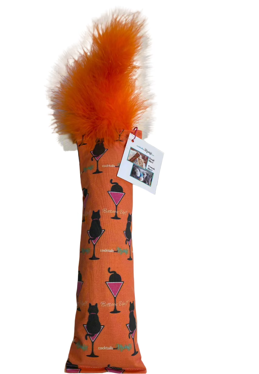 Crunch Crazy Feather 100 Proof Silvervine & Catnip  Kicker - Assorted Prints