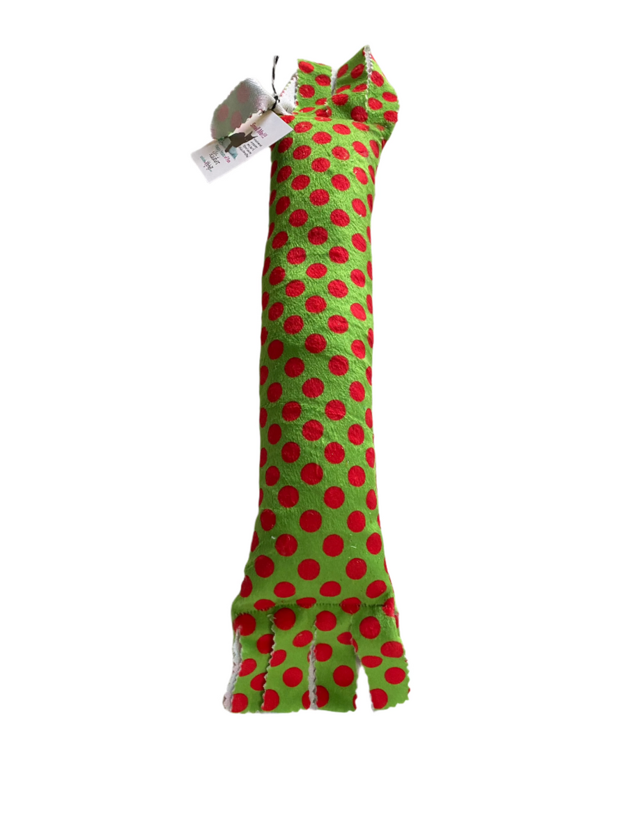 Green Holiday Dots! Happy Hours XL Catnip & Silvervine Kicker