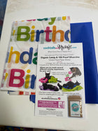 NEW! Happy Birthday! Organic Catnip & Silvervine Infused Paper Sheets (Happy Birthday/Blue