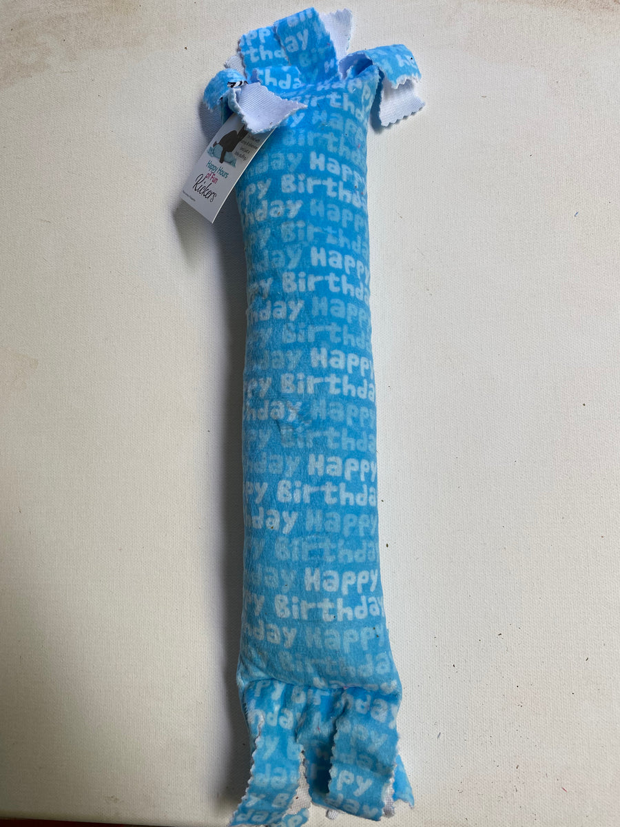 Happy Birthday! 100 Proof Silvervine & Catnip XL Kicker (Blue)