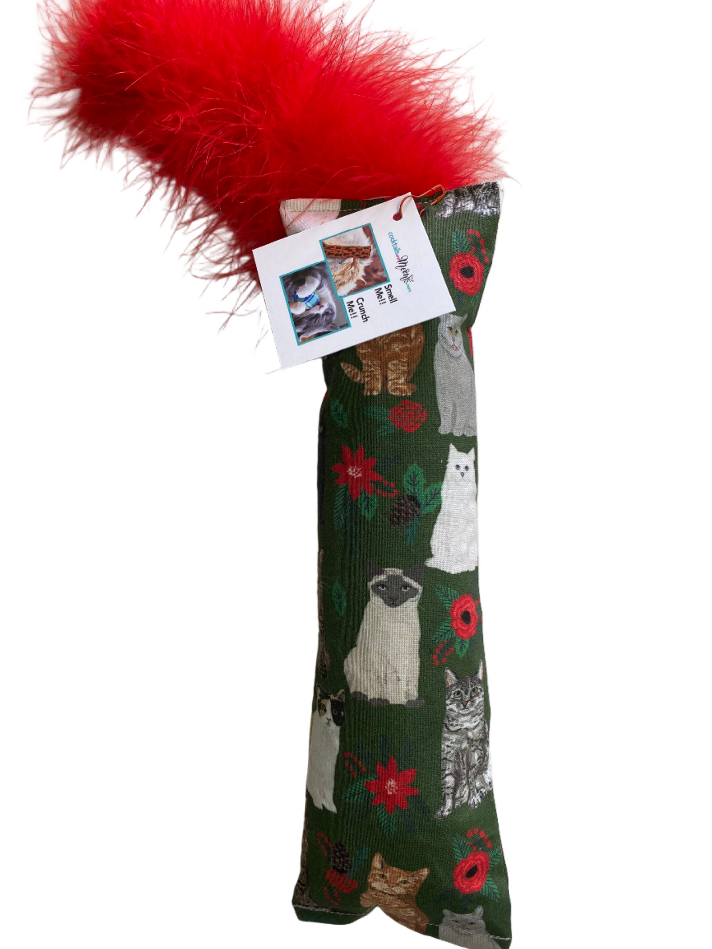 Holiday Crunch Crazy Silvervine & Catnip Feather Kickers