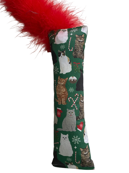 Holiday Crunch Crazy Silvervine & Catnip Feather Kickers
