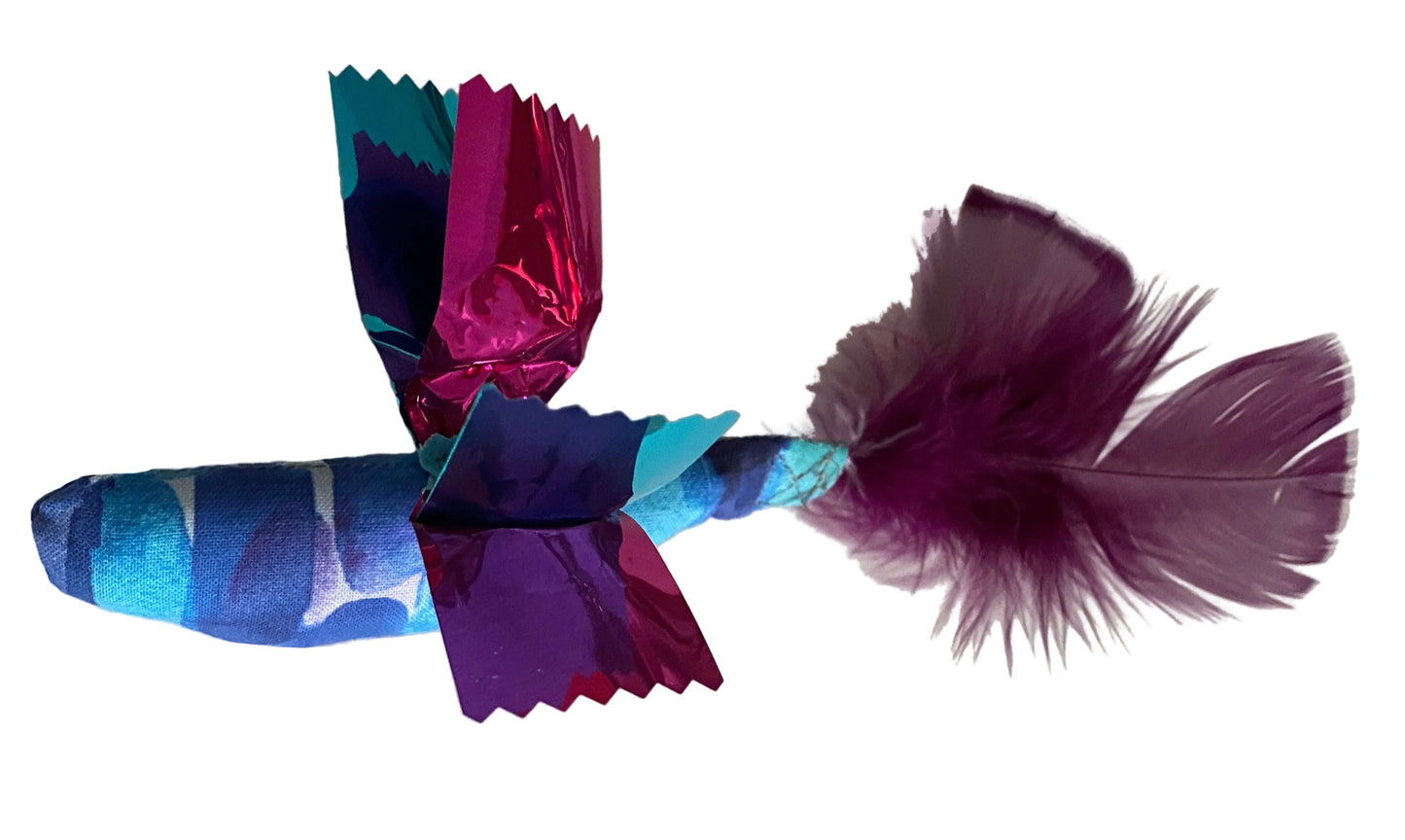Crunch & Carry 100 Proof Silvervine & Catnip Dragonfly with Feather Tail