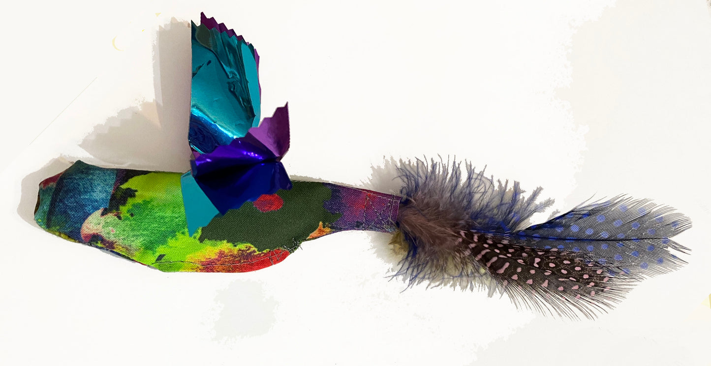 Crunch & Carry 100 Proof Silvervine & Catnip Dragonfly with Feather Tail
