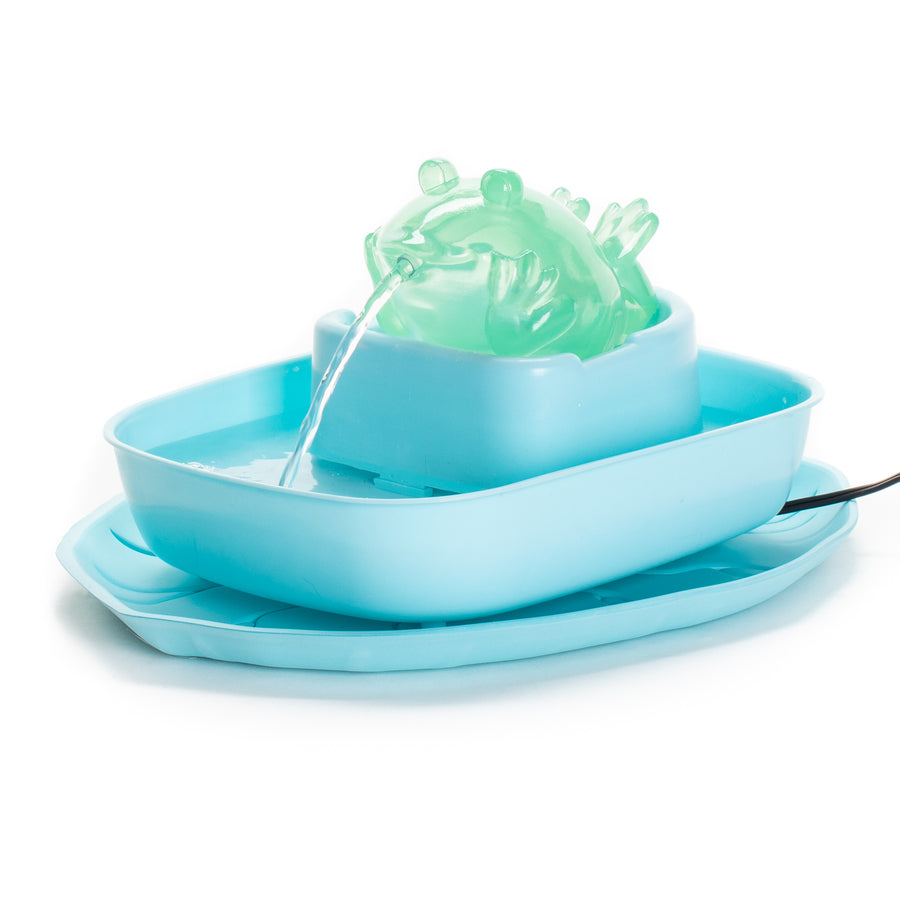 NEW! Blue Leaf Splash & Crumb Catcher Mat