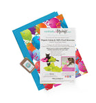 Time to Party! Organic Catnip & Silvervine Infused Paper Sheets (Balloons/Blue)
