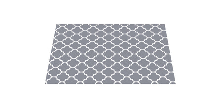 NEW! The Best Ribbed Foam Food Mat - Grey Trellis