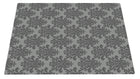 Deluxe Textured Microfiber Large Litter Box Mat - Grey Filigree