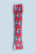Gentle Unflappable and Sweet GUS Catnip & Silvervine Kicker Pillow - Brilliant Red