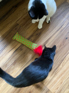 Holiday Dots Catnip, Silvervine & CRUNCH Kicker with MARIBOU!!!