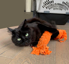 Happy Hours of Fun Organic Catnip & Silvervine Kicker - Orange