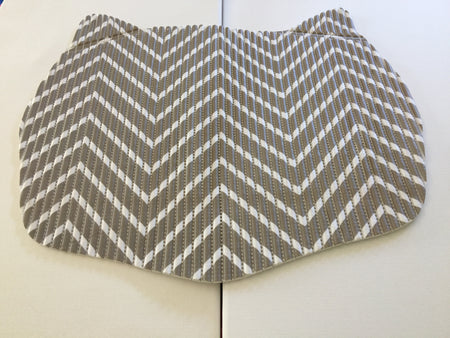 SALE! Small Space Mat - Taupe Chevron