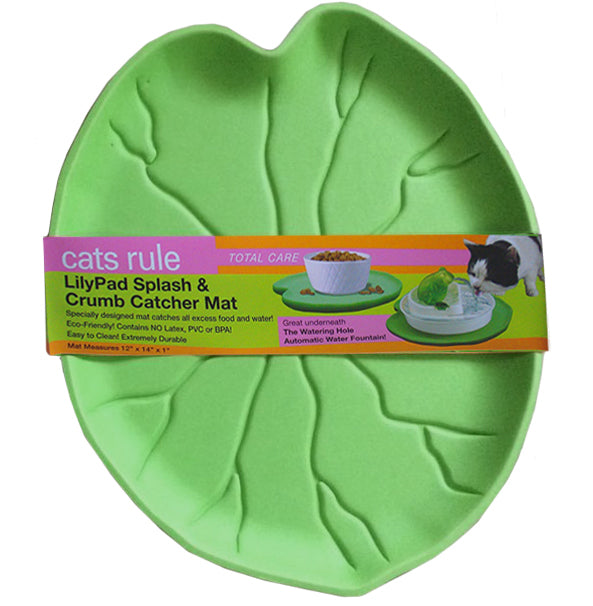 Lilypad Crumb Catcher & Splash Mat - Lime Green