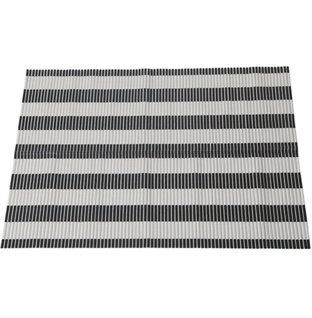 SALE! Perfect Litter Box Mat - Black & White Stripe