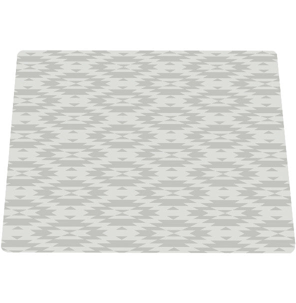 Deluxe Textured Microfiber Large Cat Litter Mat - Stone