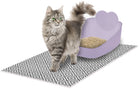 The Original Ribbed Foam Litter Mat -  Grey Geometric