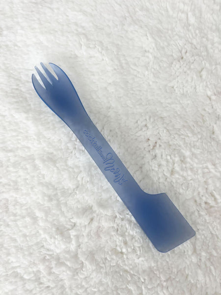 Dual Ended Food Fork - Periwinkle