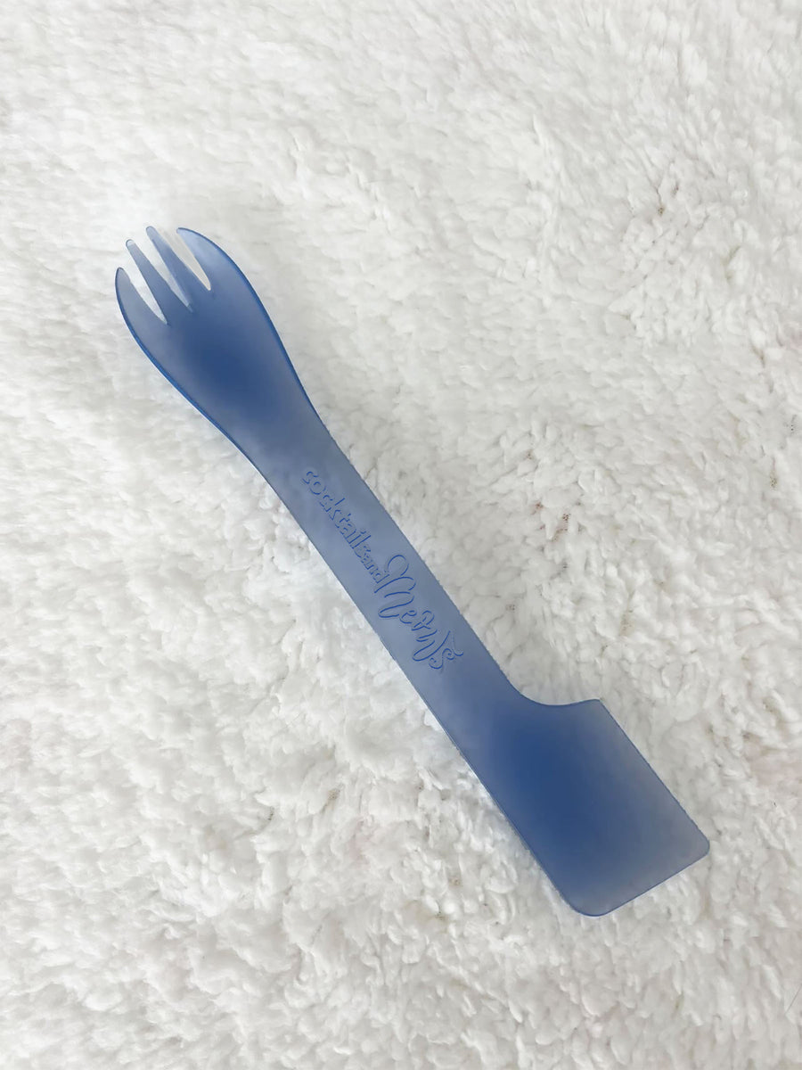 NEW! Dual Ended Food Fork - Periwinkle