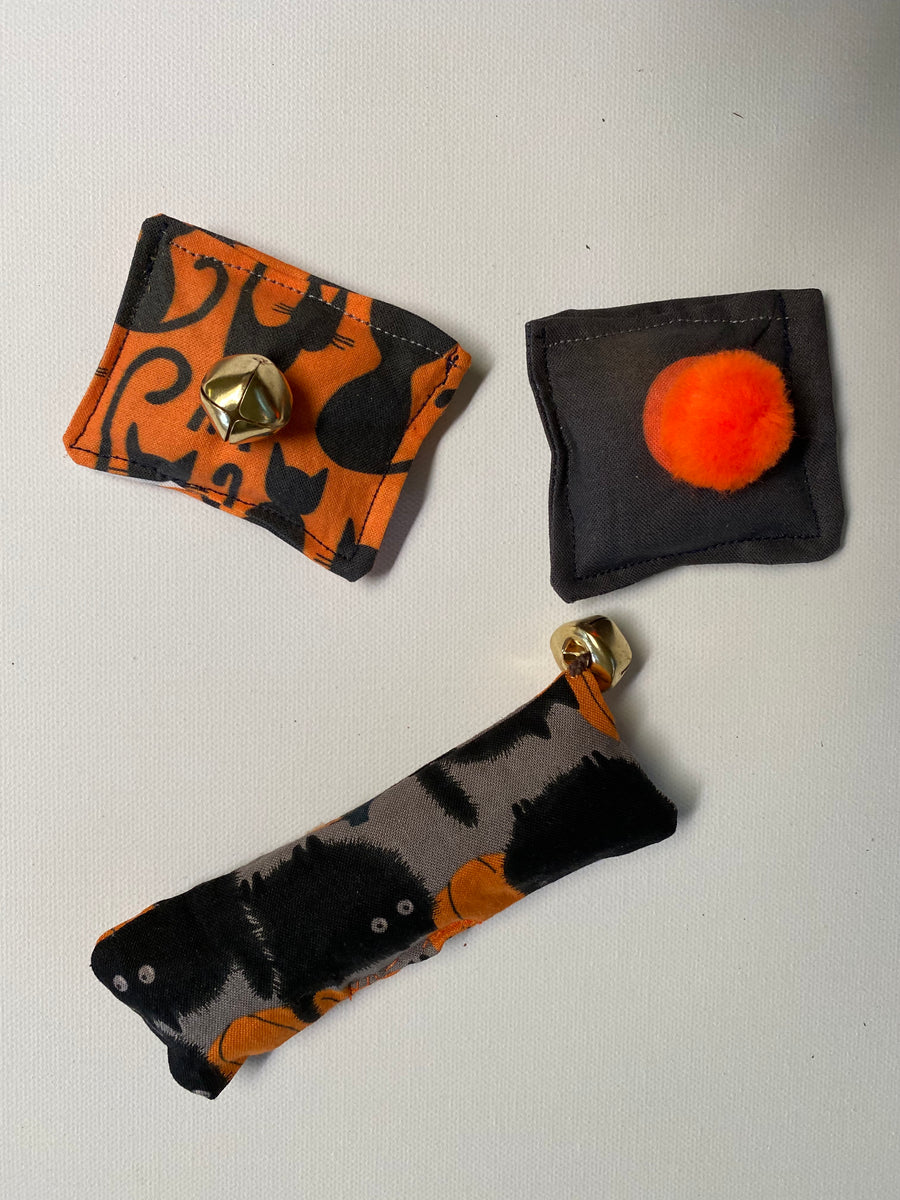 Limited Edition SMALL 'Prey' Catnip & Silvervine & CRUNCH Toys - Set of 3